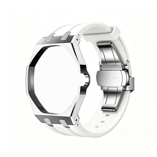 White on Silver — Half Steel