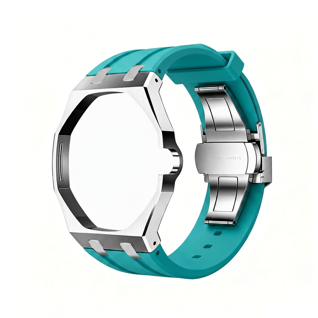 Turquoise & Silver - Half Steel